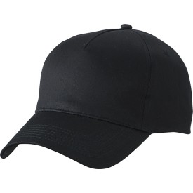 5 panel cap - katoen - klittenbandsluiting