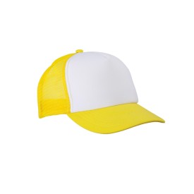 5 panel mesh cap - polyester - zweetband - click en snap sluiting