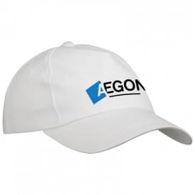 Promo cap - katoen - 5 panelen - zweetband - klittenbandsluiting
