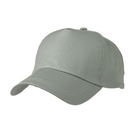 5 Panel Promo Cap Lightly Laminated-Donkergrijs