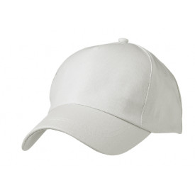 5 Panel Promo Cap Lightly Laminated-Lichtgrijs