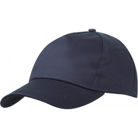 5 Panel Promo Cap Lightly Laminated-Navy