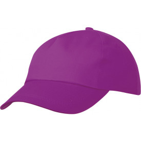 5 Panel Promo Cap Lightly Laminated-Paars