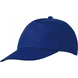 5 Panel Promo Cap Lightly Laminated-Royal