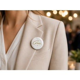Kledingmagneet button - 56 mm - voor dunne kleding