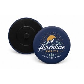 Matte koelkastmagneet - 56 mm - voor metalen oppervlakken
