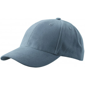 6 Panel Cap Low-Profile-Donkergrijs