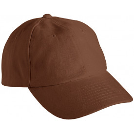 6 Panel Raver Cap-Donkerbruin