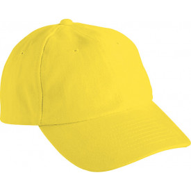 6 Panel Raver Cap-Geel