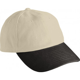 6 Panel Raver Cap-Licht khaki/zwart