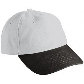6 Panel Raver Cap-Lichtgrijs/zwart
