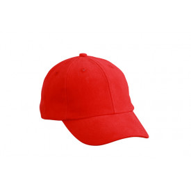 6 Panel Raver Cap-Tomaatrood