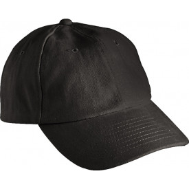 6 Panel Raver Cap-Zwart