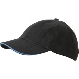 6 Panel Raver Sandwich Cap-Grafiet/aqua