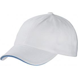 6 Panel Raver Sandwich Cap-Wit/aqua