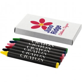Ayo set van 6 waskrijtjes - karton - in doosje