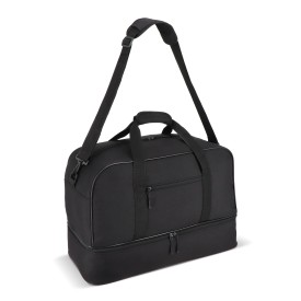 600D gerecycled PET sport- en reistas 55.5 x 25 x 36 cm 50 L-Zwart