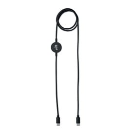60W kabel & horloge-oplader-Zwart