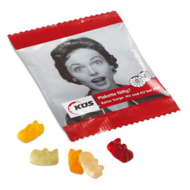 Standaard Gummie Vormen-Transparant, #efefef-1 kleur
