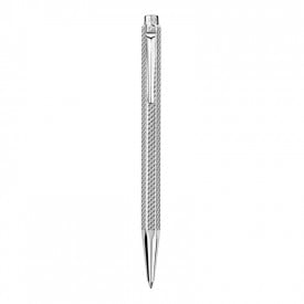 Caran d'Ache Ecridor cubrik palladium balpen - koper - blauwe inkt - flexibele clip