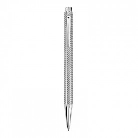 Caran d'Ache Ecridor Cubrik Palladium Balpen-Lasergravure-Zilver, #b7b7b7