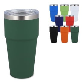 T-Ceramic Soft Touch auto mok 500ml - RVS - thermische isolatie