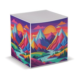Papierkubus wit papier - 10x10x10cm - ca. 840 vellen