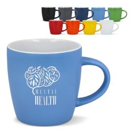 Mok York 300ml - keramiek - mat - kleurrijk