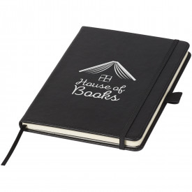 Bound notitieboek - A5 - kunstleer - 80 vellen - gelinieerd - achterzak en pennenlus - geschenkverpakking