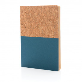 Notitieboek - A5 - kurk en kraftpapier - 80 vellen - gelinieerd - softcover