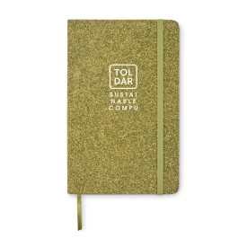 A5 notitieboek harde kaft - gerecycled papier - elastische band - FSC® gecertificeerd