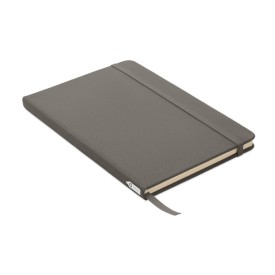 A5 notitieboek - rPET - 600D - 80 vellen - gelinieerd-Donkergrijs