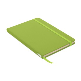 A5 notitieboek - rPET - 600D - 80 vellen - gelinieerd-Limoen