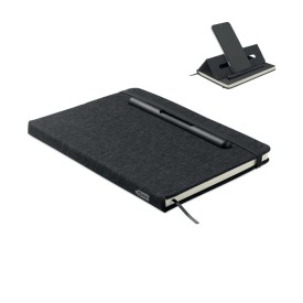 A5 notitieboek telefoonhouder-Zwart