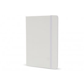 A5-notitieboek van PU met FSC-pagina's-Wit