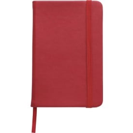 Eva notitieboek - A5 - PU - 96 vellen - gelinieerd - elastieksluiting en lint