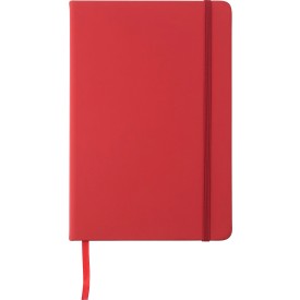 Eva notitieboek - A5 - PU - 96 vellen - gelinieerd - elastieksluiting en lint