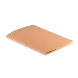 A5 schrift met karton omslag-Beige