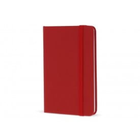 A6-notitieboek van PU met FSC-pagina's-Rood