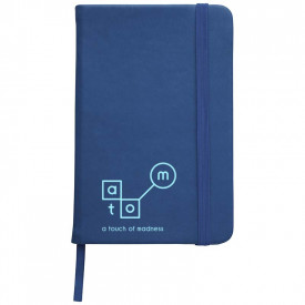 Dita notitieboek - A6 - PU - 96 vellen - gelinieerd - elastieksluiting en lint