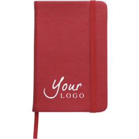 Dita notitieboek - A6 - PU - 96 vellen - gelinieerd - elastieksluiting en lint