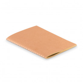 A6 schrift met karton omslag-Beige