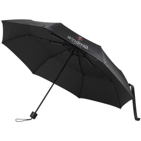 Aaron 23'' opvouwbare handparaplu-Zwart