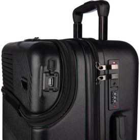Ulf handbagage koffer - 54 x 40 x 24 cm - cijferslot - 3 standen handgreepsysteem - USB poort