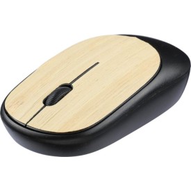 Eileen muis - ABS en bamboe - draadloos - 2.4 GHz - inclusief batterij