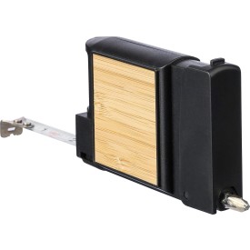 Jeff meetlint - ABS en bamboe - 3M - waterpas - 5 schroevendraaier bits