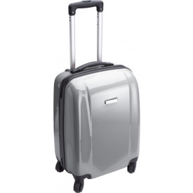 ABS Trolley 4 wielen diverse opties-Grijs-Zonder opdruk