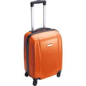 ABS Trolley 4 wielen diverse opties-Oranje-Zonder opdruk