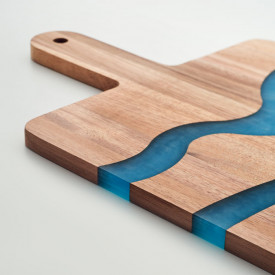 Acacia houten serveerplank-Hout