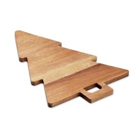 Acacia serveerplank kerstboom